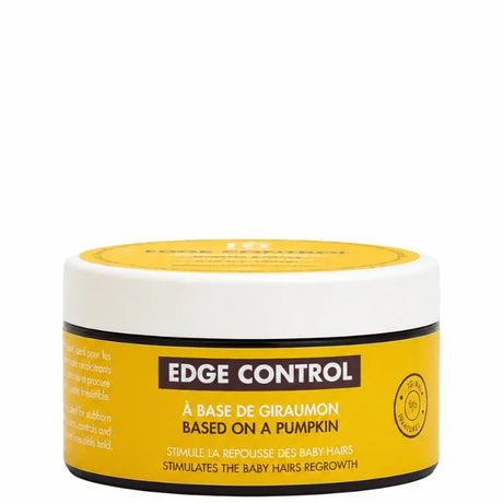 Edge control à base de Giraumon sous forme de cire non grasse. Convient aux cheveux bouclés, frisés, lisses