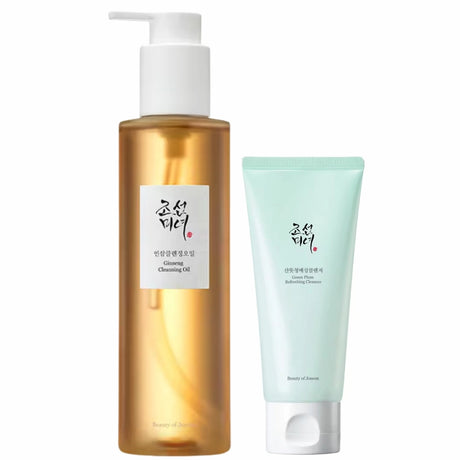 Double Nettoyage Coréen pour une peau nette et confortable après le démaquillage - Pack de 2 nettoyants doux Beauty of Joseon