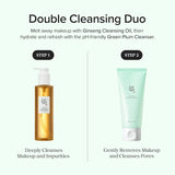Duo Nettoyage Visage en profondeur et en douceur avec la Ginseng Cleansing Oil et Green Plum Refreshing Cleansing