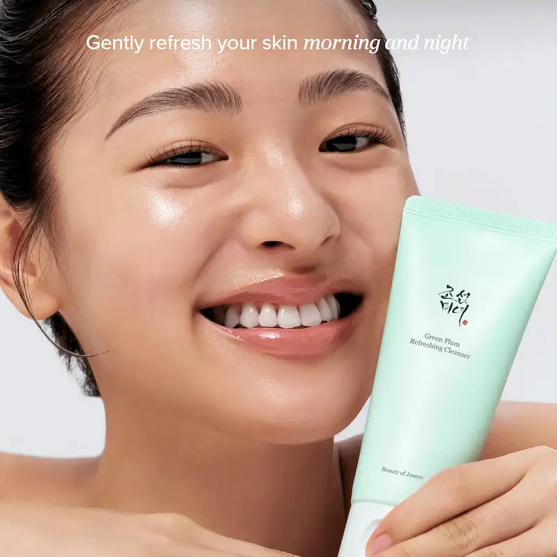 Green Plum Refreshing Cleanser Beauty of Joseon nettoyant visage pH 5,5 pour nettoyer la peau sans l’assécher matin et soir