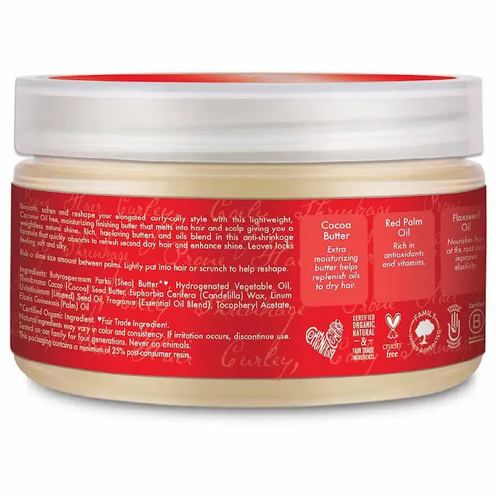 Shea Moisture Red Palm Oil et Cocoa Shine Butter - Beurre Capillaire