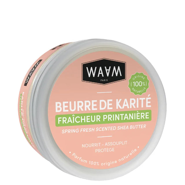 Beurre de Karité Fraîcheur Printanière Nourrit Assouplit et Protège visage corps et cheveux secs WAAM