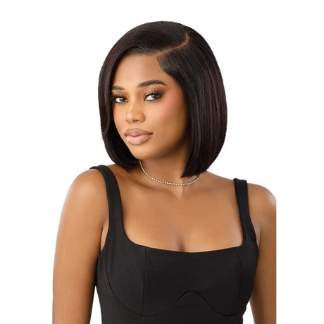 Perruque naturelle carré lisse HH-Virgin Hair 10" - Outré