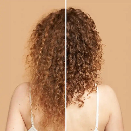 Avant Après Gamme BLIM Mulato pour des cheveux bouclés définis et brillants