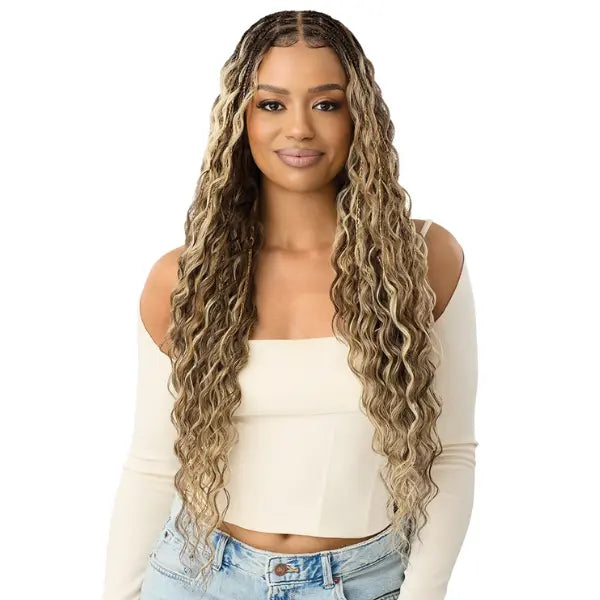 Perruque HD Lace Boho Mermaid Box Braids 32" - Outré