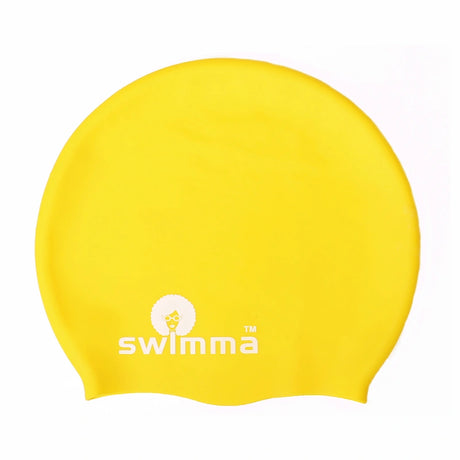 Bonnet bain etpiscine en silicone pour cheveux longs, afro ou avec tresses / locks. 23cm à plat - Rouge Brique
