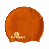 Bonnet de piscine Cheveux Afro Enfant Orange Swimma Caps