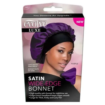 Evolve Satin Wide-Edge Bonnet - Fuchsia - Shop Hair Accessories at
