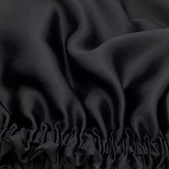 Bonnet de Nuit Satin Chrome avec Elastique - Evolve