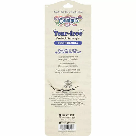 Brins flexibles de la brosse Camryn's BFF® – démêle les cheveux bouclés, frisés ou crépus sans tirer