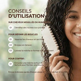 Brosse coiffante Jia Paris pour définir les boucles naturelles – parfaite pour cheveux ondulés, bouclés et routines curly