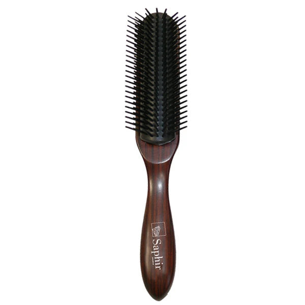 Brosse Démêlante Douce Pour Cheveux Bouclés - Brosse à Cheveux Bouclés Sans Cassage - Modèle 895 Noir