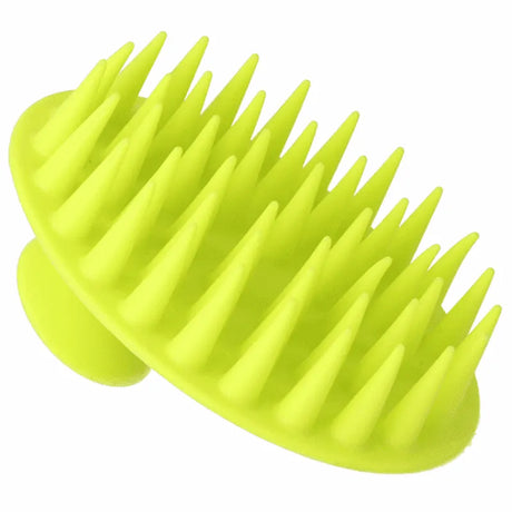 Brosse de massage Cuir chevelu avec picots en silicones souples agréable pour cuirs chevelus sensibles