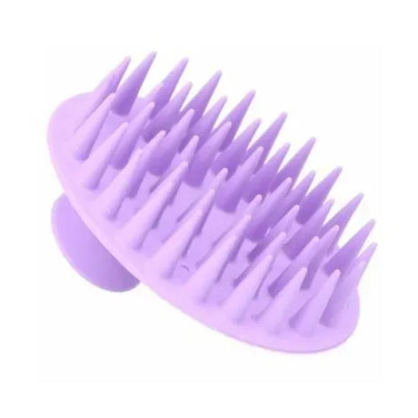 Brosse de massage pour cuir chevelu sensible avec picots souples en silicone