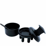 Brosse massante pour cuir chevelu avec applicateur de sérum ou d'huiles intégré pour routine pousse des cheveux