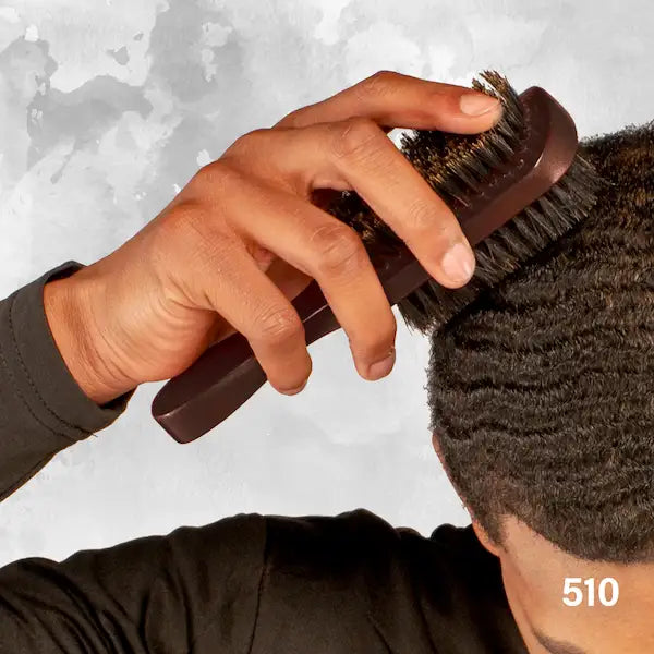 Brosse Wave Double Face Poils de sanglier Côté Souple et Dur  