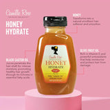 Camille Rose Honey Hydrate Bienfait d'un soin au miel sans rinçage pour cheveux secs 266ml