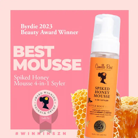 Mousse Coiffante Spiked Honey 4-en-1 - Camille Rose