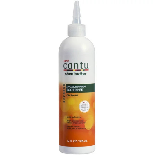 Cantu - Apple Cider Vinegar Root Rinse Soin Nettoyant pour les racines au vinaigre de cidre de pomme. Flacon 355ml