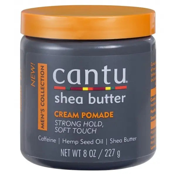 Cantu Shea Butter - Cream Pomade crème coiffante homme fixation forte Gamme MEN's COLLECTION