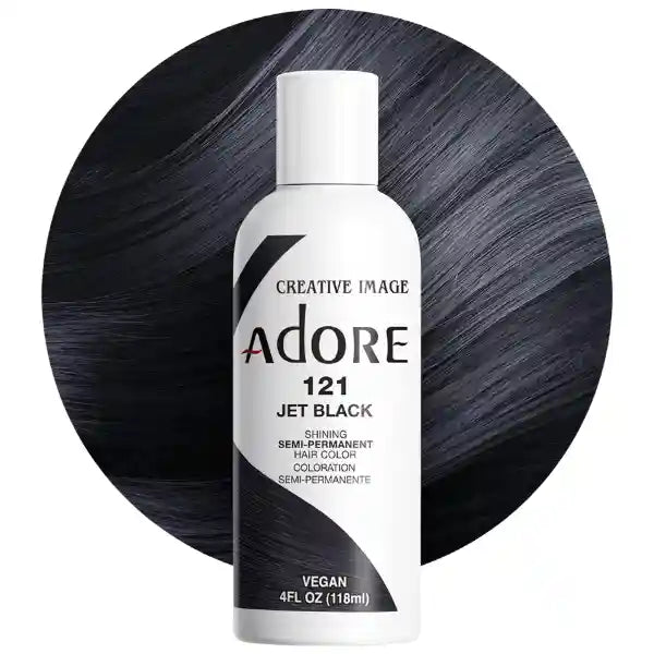 Coloration Jet Black 121 Semi-permanente Adore Noire 