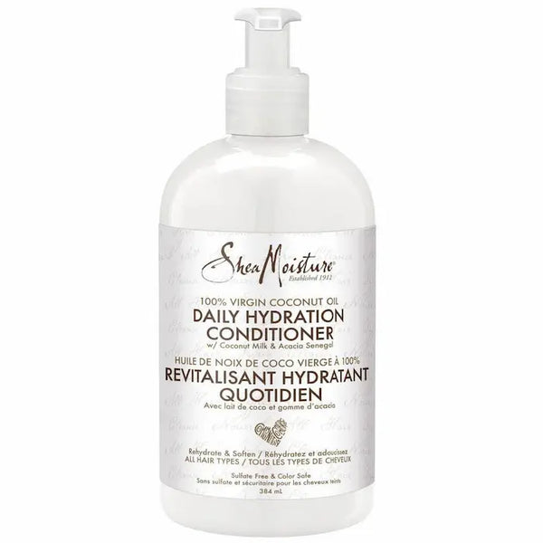 Shea Moisture - Après-shampooing 100% VIRGIN COCONUT OIL 384ml (Hydration Conditioner)