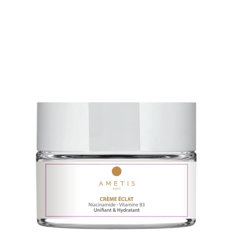 Crème visage Eclat Unifiante & Hydratante au Niacinamide et Vitamine B3 Ametis Pot de 50ml