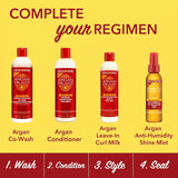 Routine Creme of Nature pour cheveux Frisés