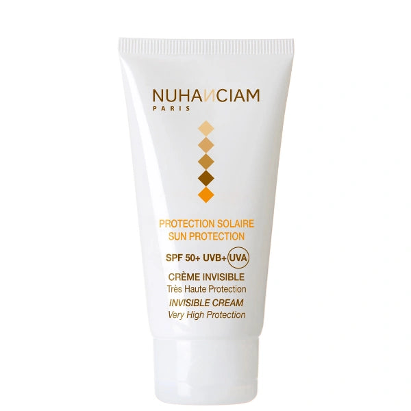 Nuhanciam Crème Protection solaire Invisible SPF 50 - Sans trace blanche sur peau noire et mate