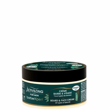 Crème Barbe et Visage Activilong For Men hydrate et assouplit grâce à l'huile de Chanvre et extrait de Gingembre 100mL