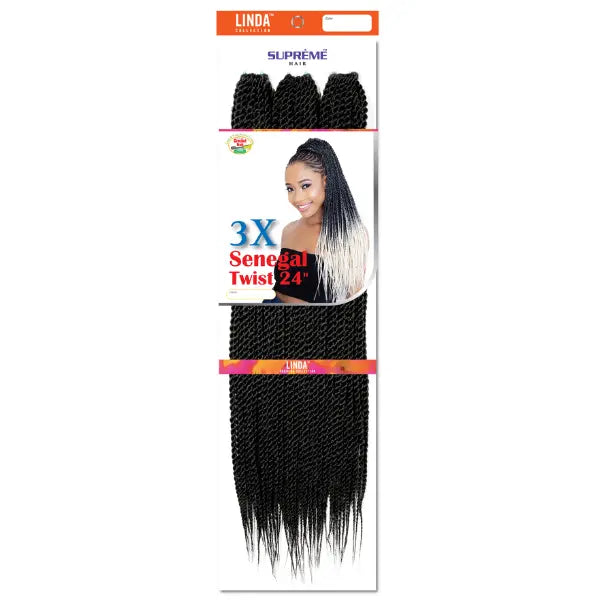 Linda 3X Senegal Twist 24" - Supreme Hair