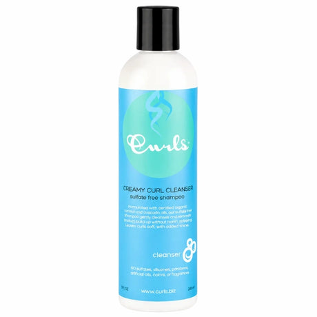 shampoing crème doux pour cheveux bouclés sans sulfate ni silicones. Ancien Curlicious Cleansing Cream Curls