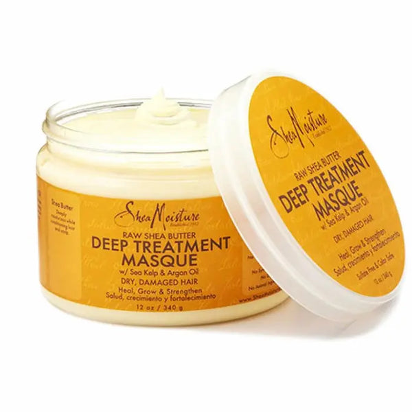 masque cheveux secs au beurre de karité Shea Moisture - Raw Shea Butter Deep Treatment Masque