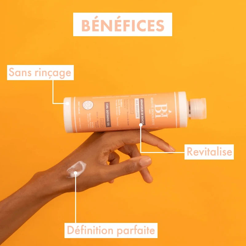 Bienfait du lait Définisseur de boucles Beauté Insolente sur vos cheveux ondulés à frisés