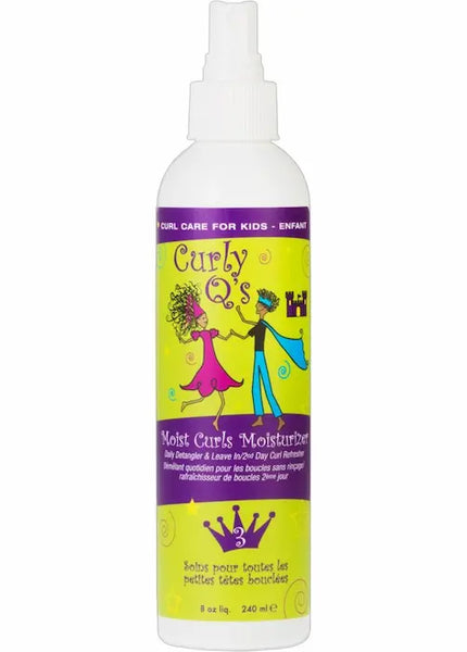 Curly Q's Curls -  Spray Démêlant Hydratant Enfant Moist Curls Moisturizer -  240ML