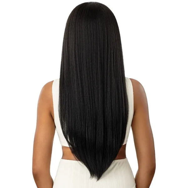 Demi-Perruque Straight Yaki Noir  1B lisse Neesha H303 Outre Quick Weave