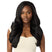 Demi perruque yakki sans colle en couleur noir Outré Quick Weave Dominican Blowout Waves
