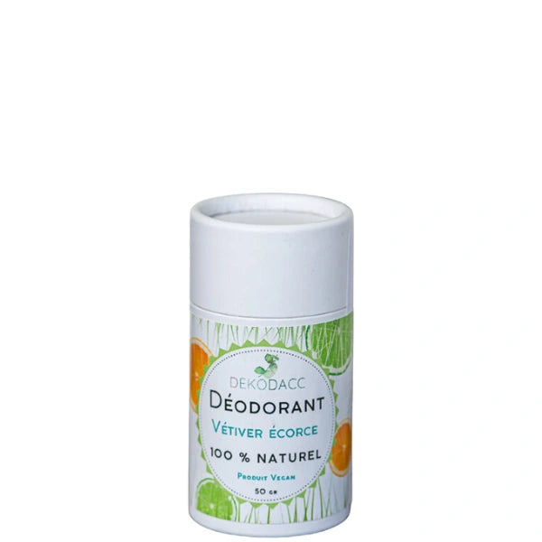 Déodorant Stick Vétiver écorce 100% naturel - Dekodacc