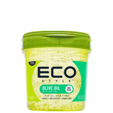 Olive Oil Eco Styling Gel Fixation forte  fait briller, maintient les cheveux souples et hydratés 473ml 16 fl oz 