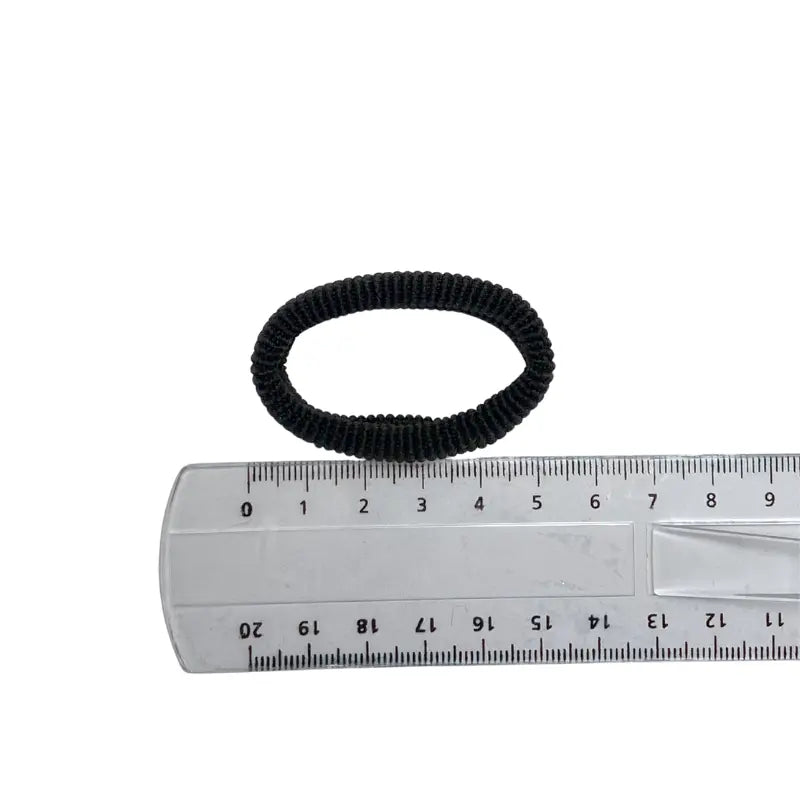 Paquet de 8 élastiques noirs cheveux sans soudure