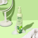 Shampoing Baobab Marula Flora and Curl enrichi en huiles de baobab, marula, brocoli et aloe vera pour cheveux fragilisés
