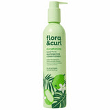 Shampoing Flora and Curl pour cheveux secs, cassants ou abîmés qui renforce la fibre capillaire et améliore la résistance des boucles