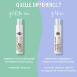 Différences entre le Gel de Lin et le Gel d’Aloe Vera pour la peau et les cheveux