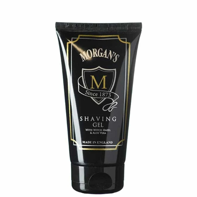 Gel de Rasage Morgan's gel transparent pour rasage précis et contours de barbe homme