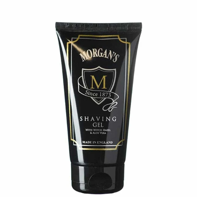 Gel de Rasage Morgan's gel transparent pour rasage précis et contours de barbe homme