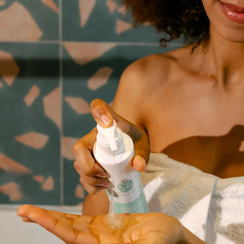 Gel Nettoyant Hydratant Peau sèche ou Sensible sans savon ni parfum Mussofi 200ml