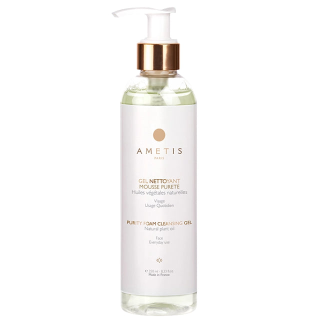 Ametis Gel Nettoyant Mousse Pureté visage à l'hydrolat d'Origan pour apaiser et limiter l'apparition d'imperfections sur les peaux mixtes à grasses