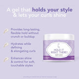 Gelée coiffante Hold It Right There Inhairitance apportant définition durable, brillance et contrôle des frisottis