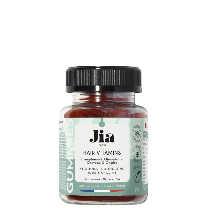 Gummies Volume & Chute Cheveux et Ongles Compléments alimentaires Cure 30 jours Jia Paris
