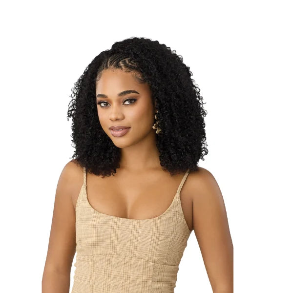 Perruque Demi-tête bouclée Human Hair 14'' HH Water Curls - Outré Hair